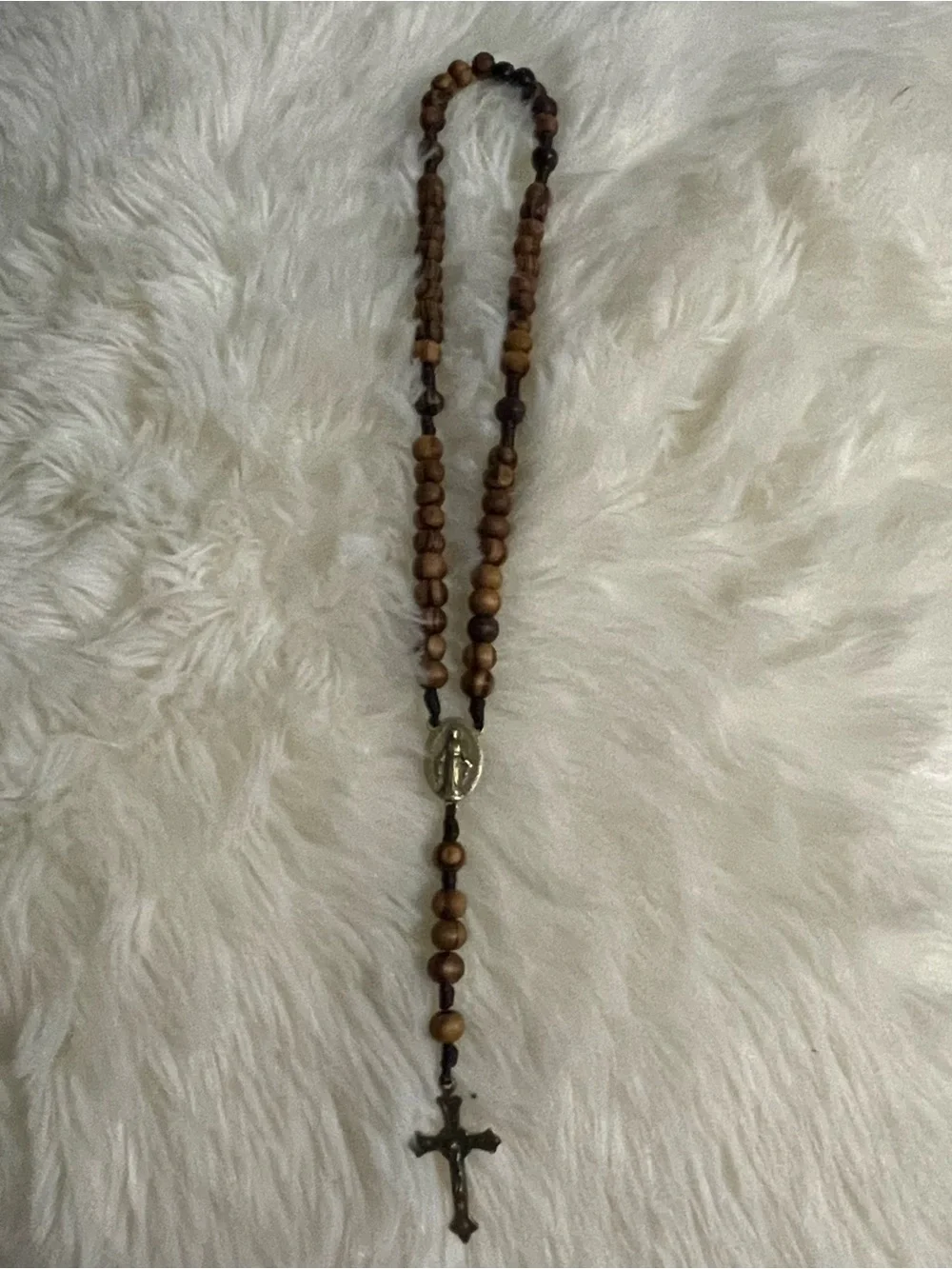 Handmade Wooden Our Lady Of Mt. Carmel Rosary| Catholic prayer beads|